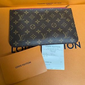 Authentic Louis Vuitton Pouch for Neverfull MM/GM